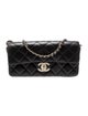 Chanel Quilted Pearl CC Flap Clutch w/ Chain