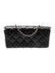 Chanel Quilted Pearl CC Flap Clutch w/ Chain