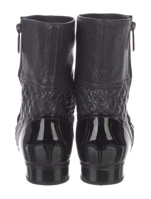 Chanel 2018 Interlocking CC Logo Combat Boots