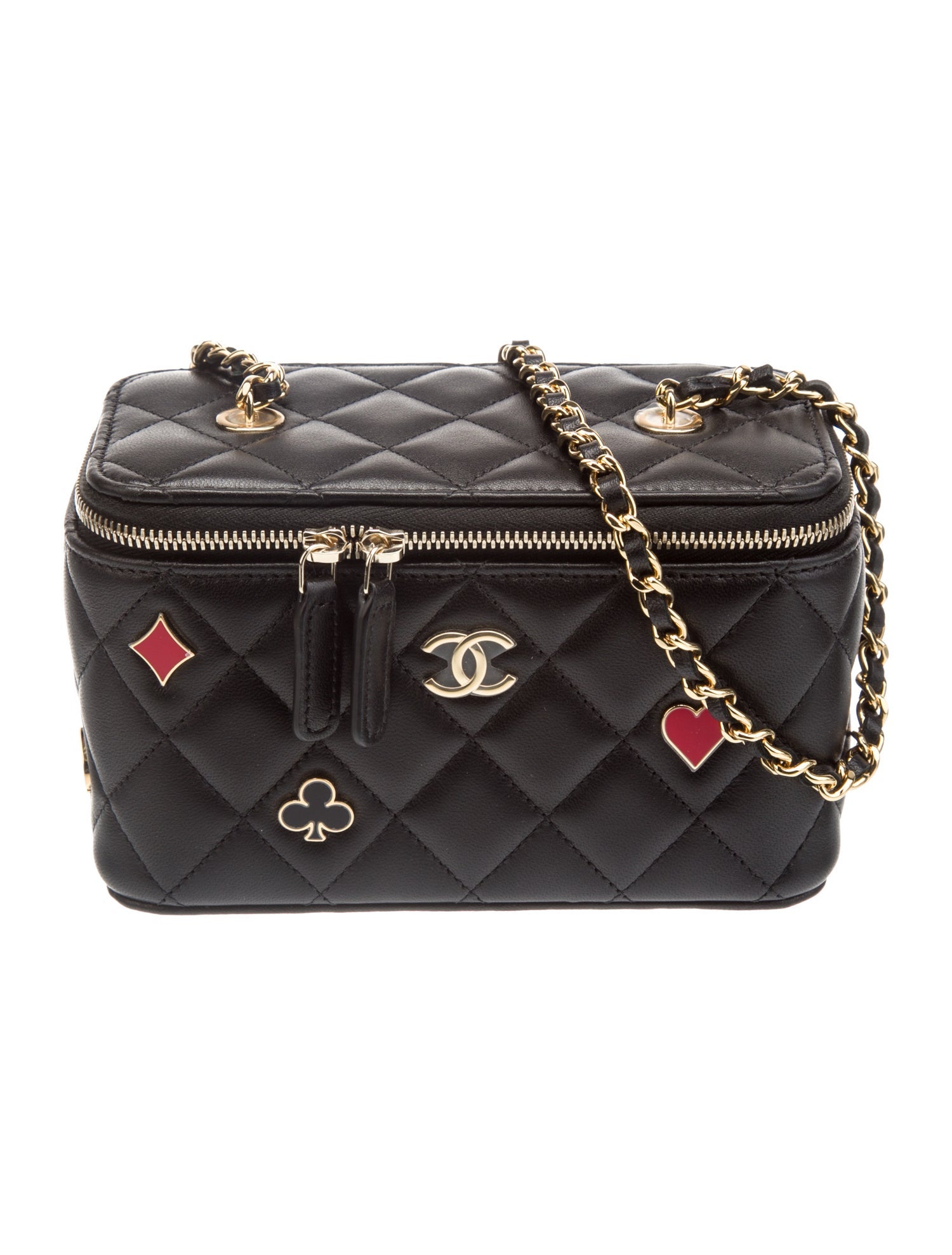 Chanel Coco Casino Vanity Case w/ Chain