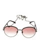 Chanel Round Gradient Sunglasses