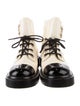 Chanel 2021 Interlocking CC Logo Combat Boots
