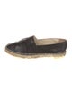 Chanel Interlocking CC Logo Lambskin Espadrilles