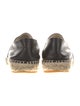 Chanel Interlocking CC Logo Lambskin Espadrilles