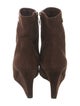 Christian Dior Interlocking CC Logo Suede Boots