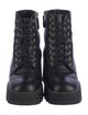 Chanel 2024 Interlocking CC Logo Combat Boots