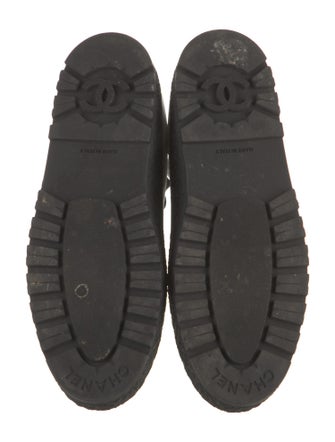 Chanel 2021 Interlocking CC Logo Chelsea Boots