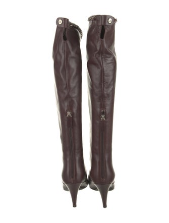 Chanel 2010 Interlocking CC Logo Boots