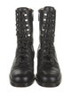 Chanel 2019 Interlocking CC Logo Combat Boots