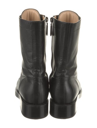 Chanel 2019 Interlocking CC Logo Combat Boots