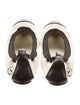 Chanel Interlocking CC Logo Leather Ballet Flats