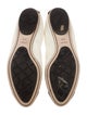 Chanel Interlocking CC Logo Leather Ballet Flats