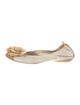 Chanel 2012 Interlocking CC Logo Ballet Flats