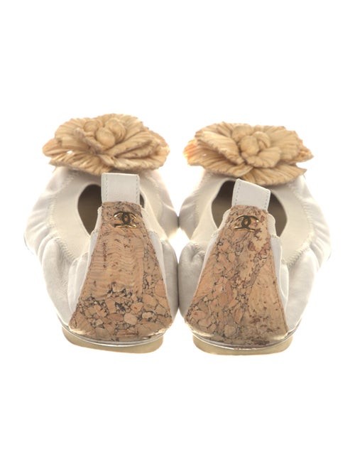 Chanel 2012 Interlocking CC Logo Ballet Flats