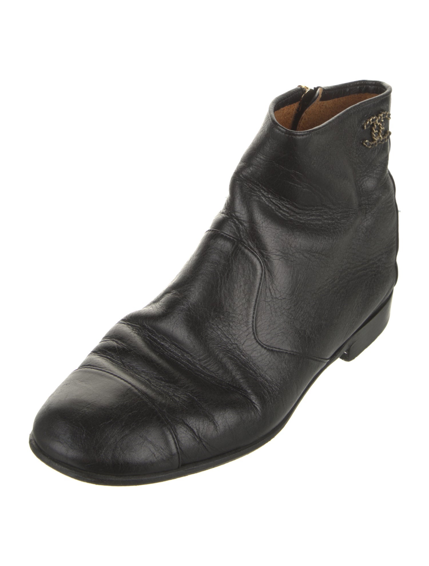 Chanel 2023 Interlocking CC Logo Boots