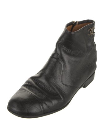 Chanel 2023 Interlocking CC Logo Boots