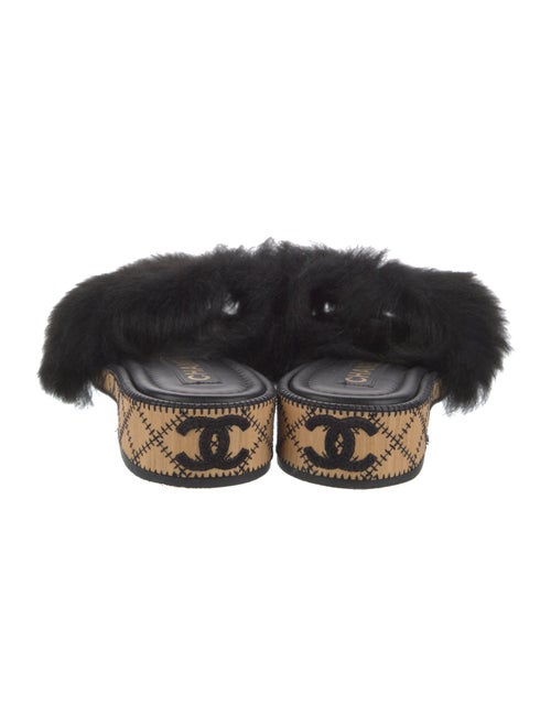 Chanel 2022 Interlocking CC Logo Slides