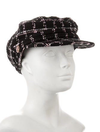 Chanel Tweed Newsboy Cap