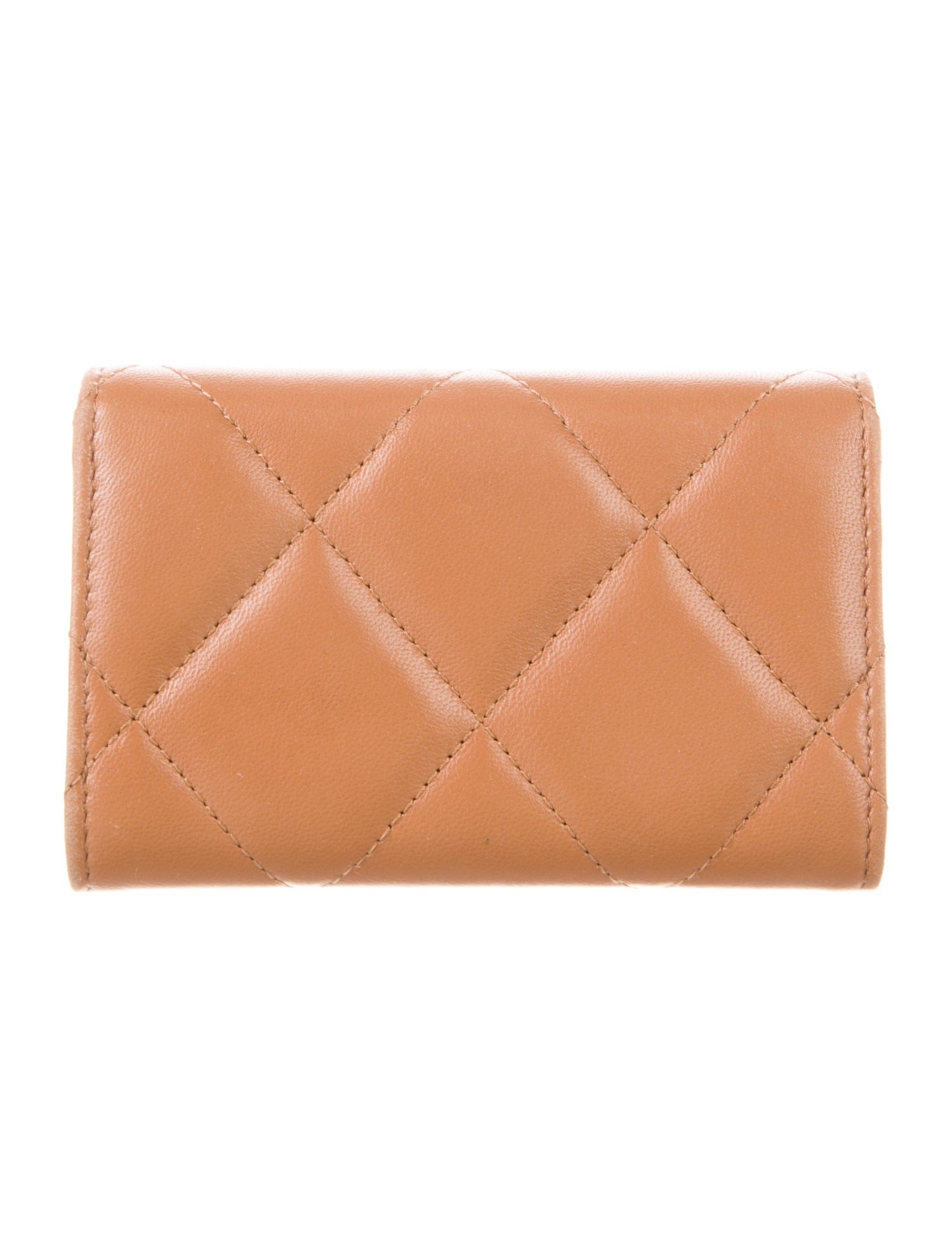 Chanel 2023 Interlocking CC Logo Compact Wallet
