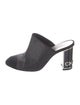 Chanel 2018 Interlocking CC Logo Mules