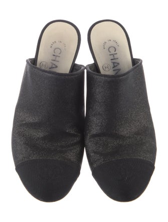 Chanel 2018 Interlocking CC Logo Mules