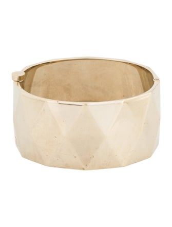 Chanel CC Hinge Bangle Bracelet
