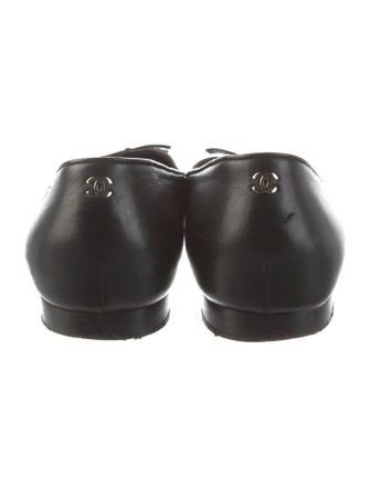 Chanel 2014 Interlocking CC Logo Ballet Flats