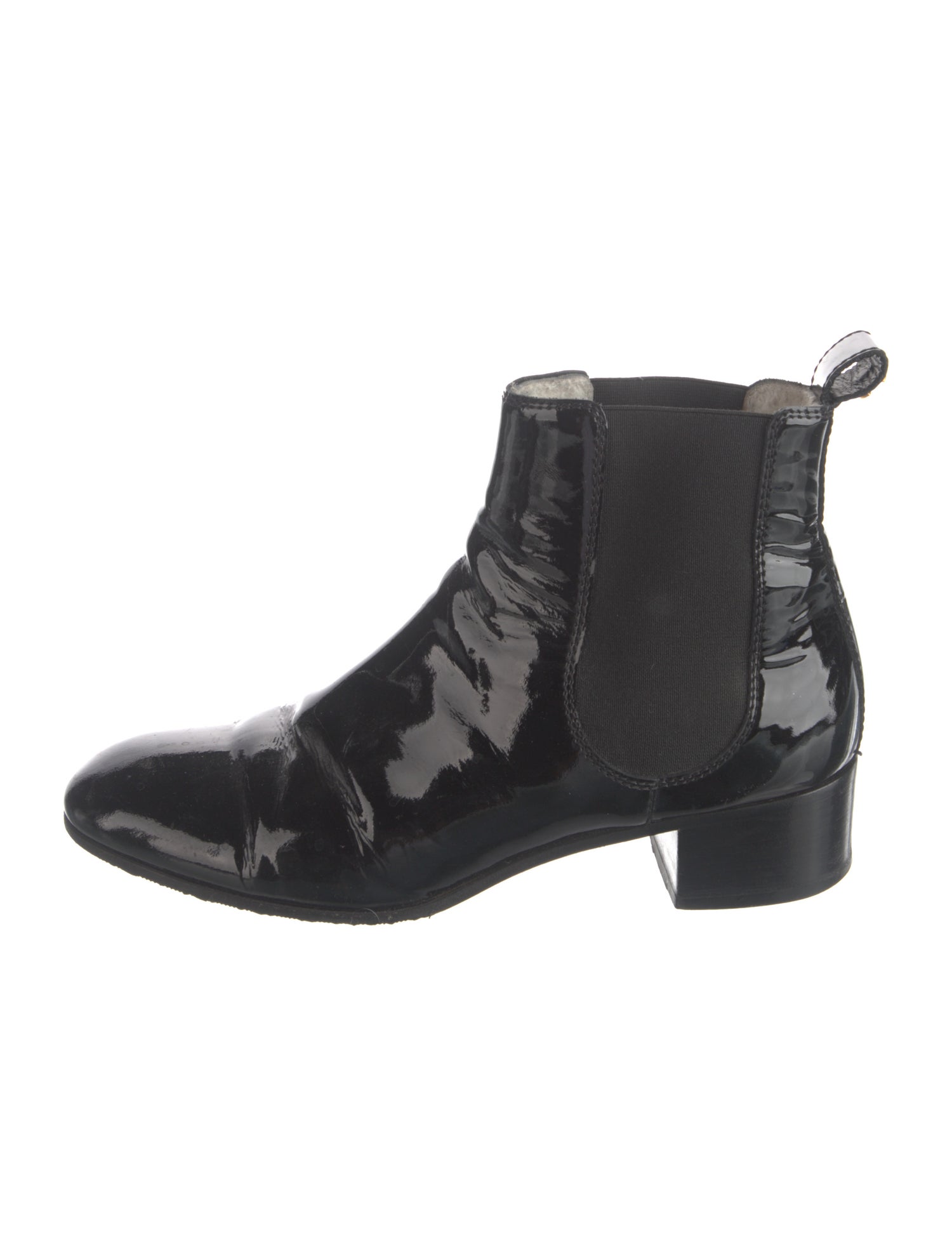 Chanel 2013 Interlocking CC Logo Chelsea Boots