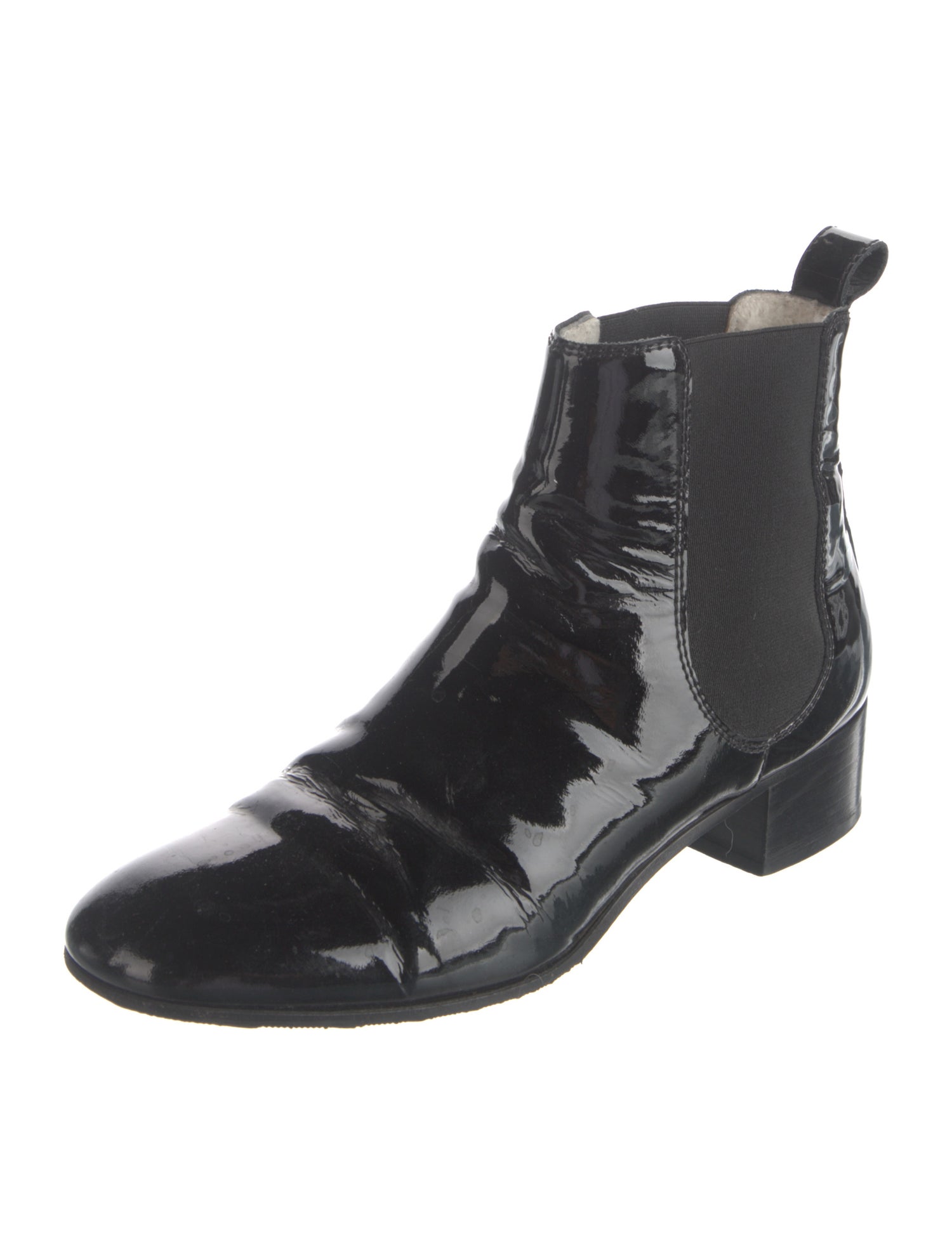 Chanel 2013 Interlocking CC Logo Chelsea Boots