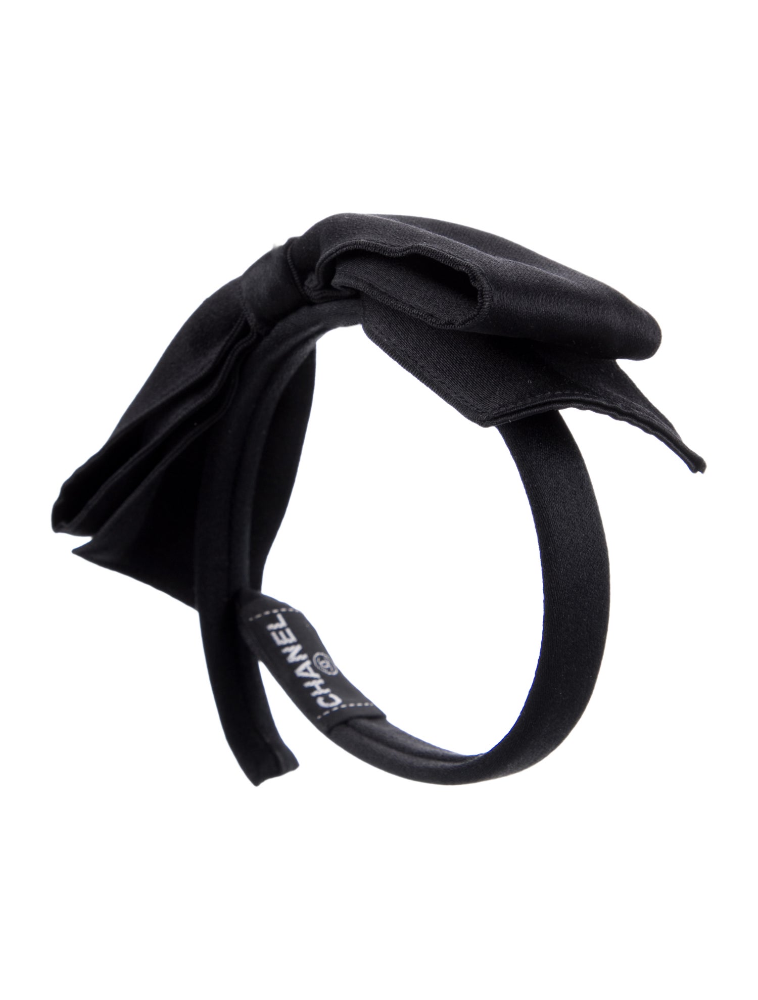 Chanel Satin Bow Headband
