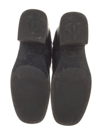 Chanel 2022 Interlocking CC Logo Moto Boots