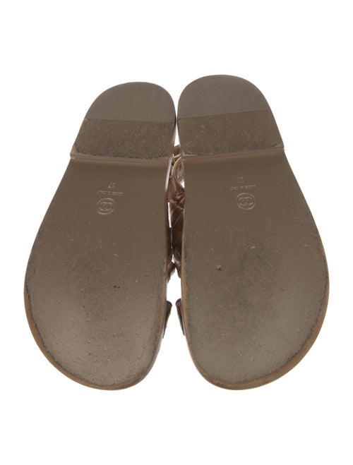 Chanel Dad Interlocking CC Logo Slingback Sandals