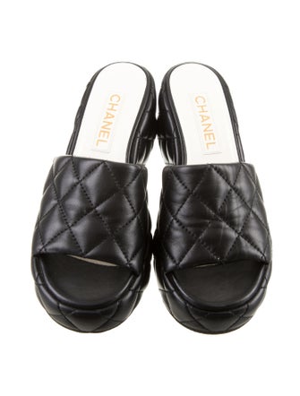 Chanel 2024 Interlocking CC Logo Slides