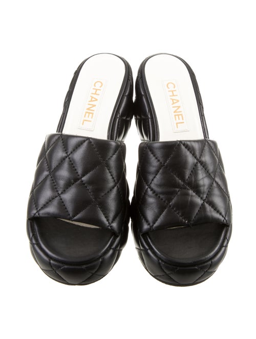 Chanel 2024 Interlocking CC Logo Slides