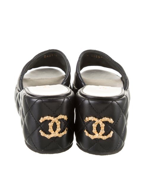 Chanel 2024 Interlocking CC Logo Slides