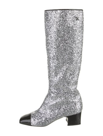 Chanel 2017 Interlocking CC Logo Riding Boots