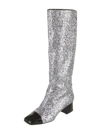 Chanel 2017 Interlocking CC Logo Riding Boots