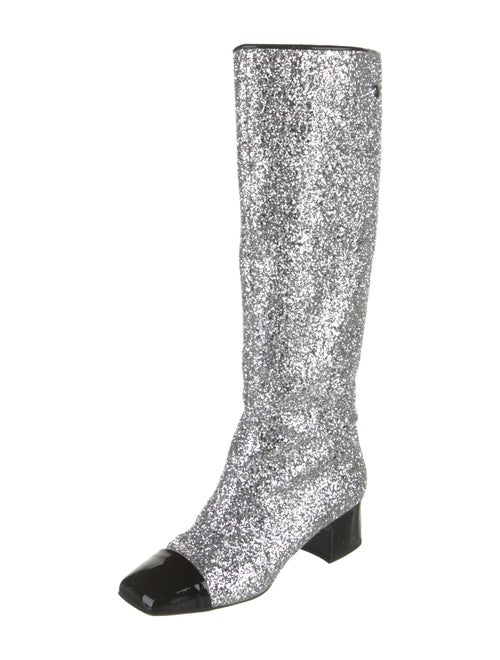 Chanel 2017 Interlocking CC Logo Riding Boots