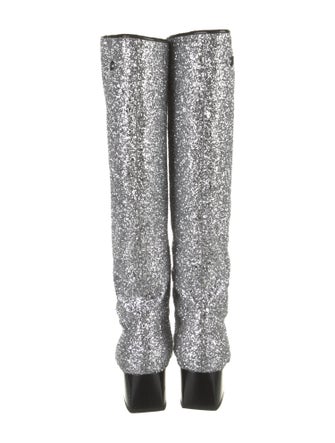 Chanel 2017 Interlocking CC Logo Riding Boots