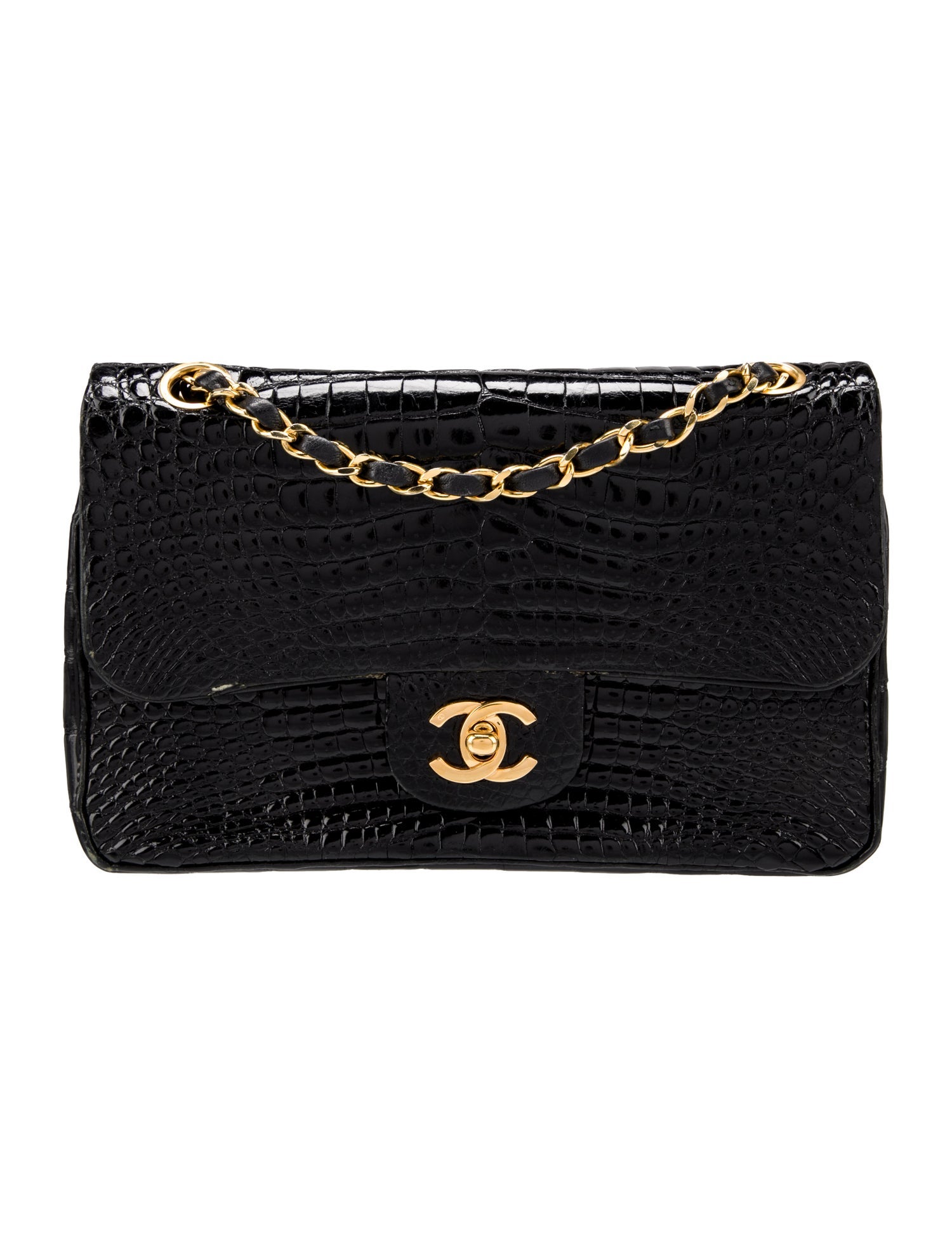 Chanel Classic Medium Alligator Double Flap Bag