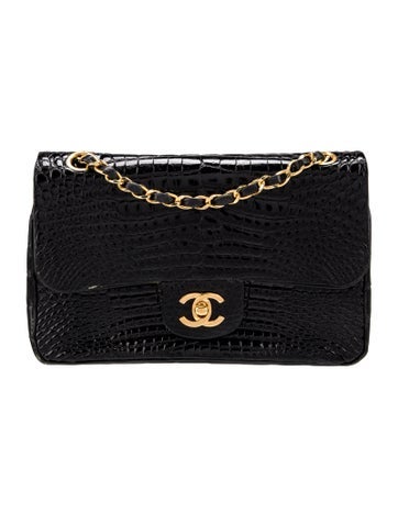 Chanel Shoulder Bags Classic Medium Alligator Double Flap Bag