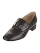 Chanel Interlocking CC Logo Leather Loafers