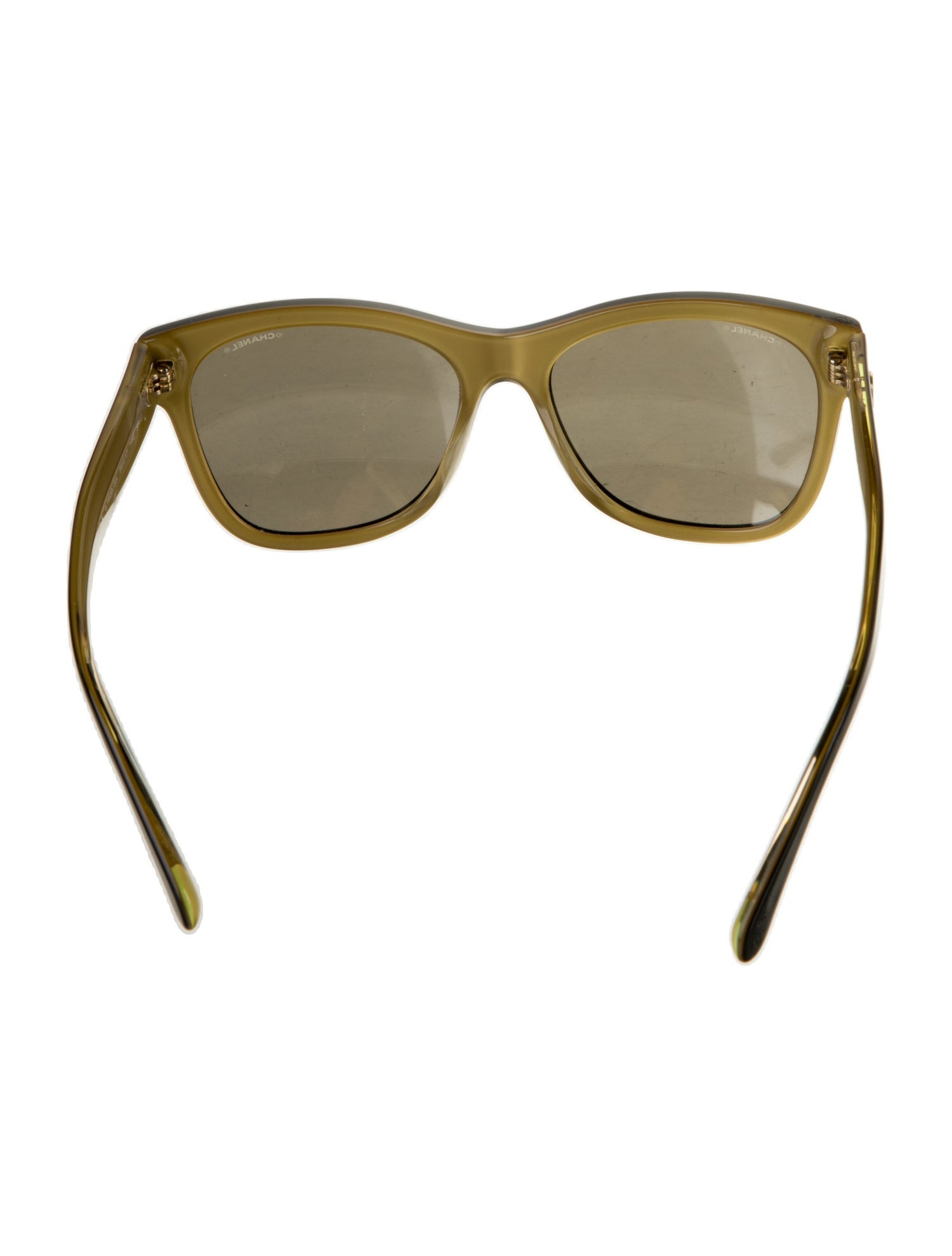 Chanel Interlocking CC Logo Wayfarer Sunglasses