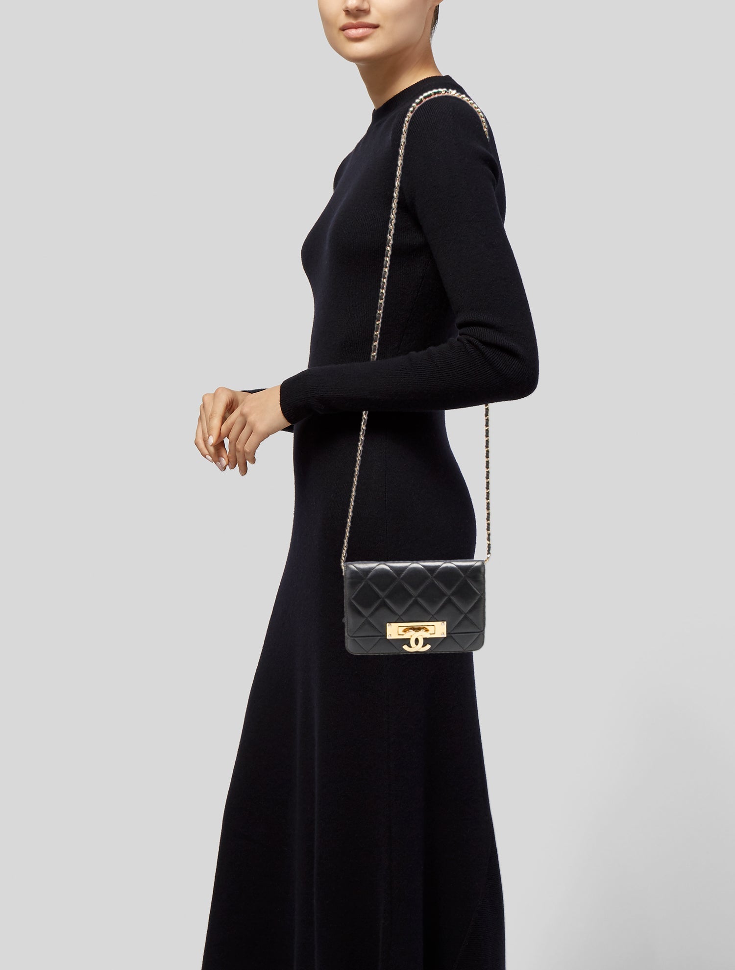 Chanel Golden Class Wallet On Chain