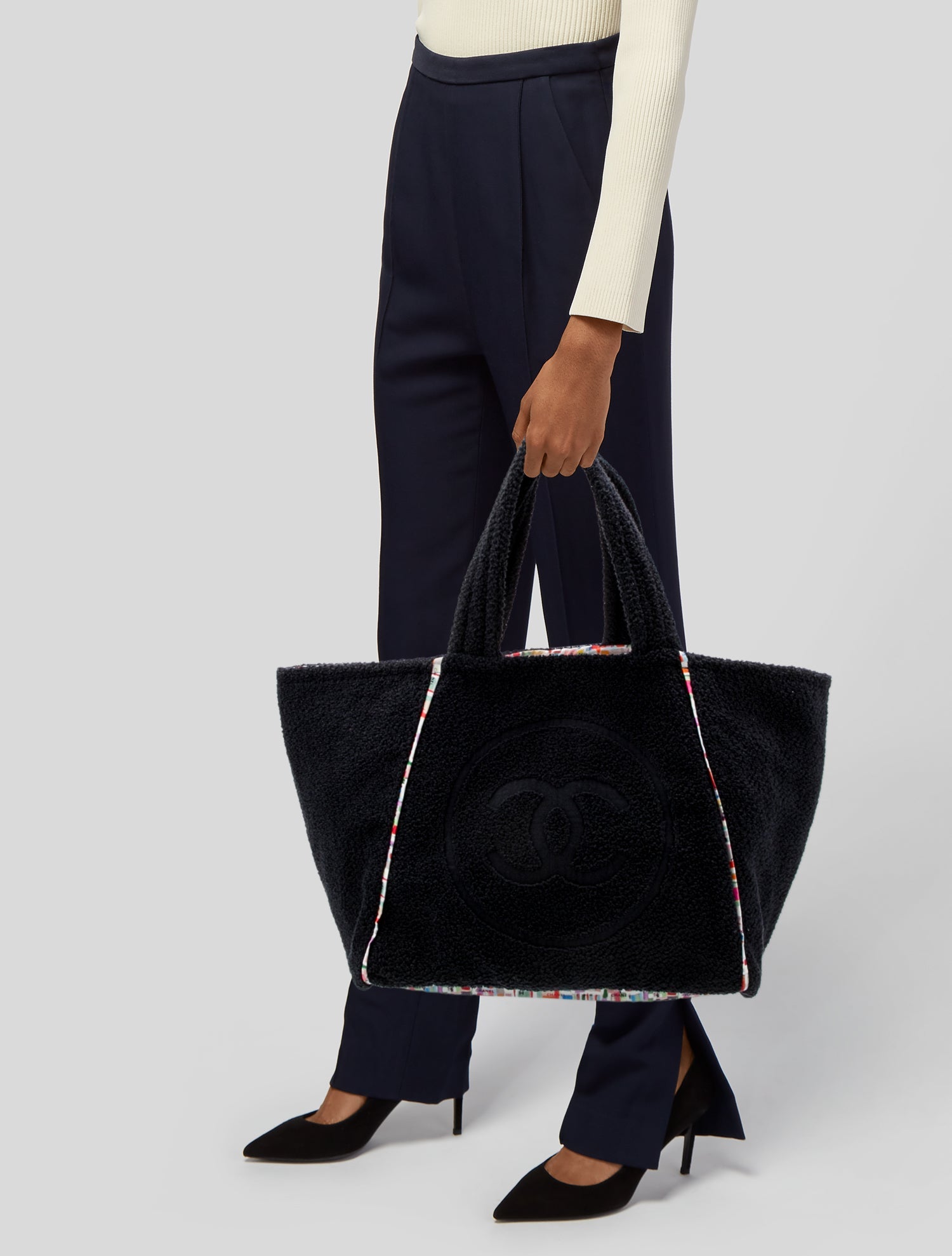 Chanel Coco Beach Reversible Terry Cloth Tote