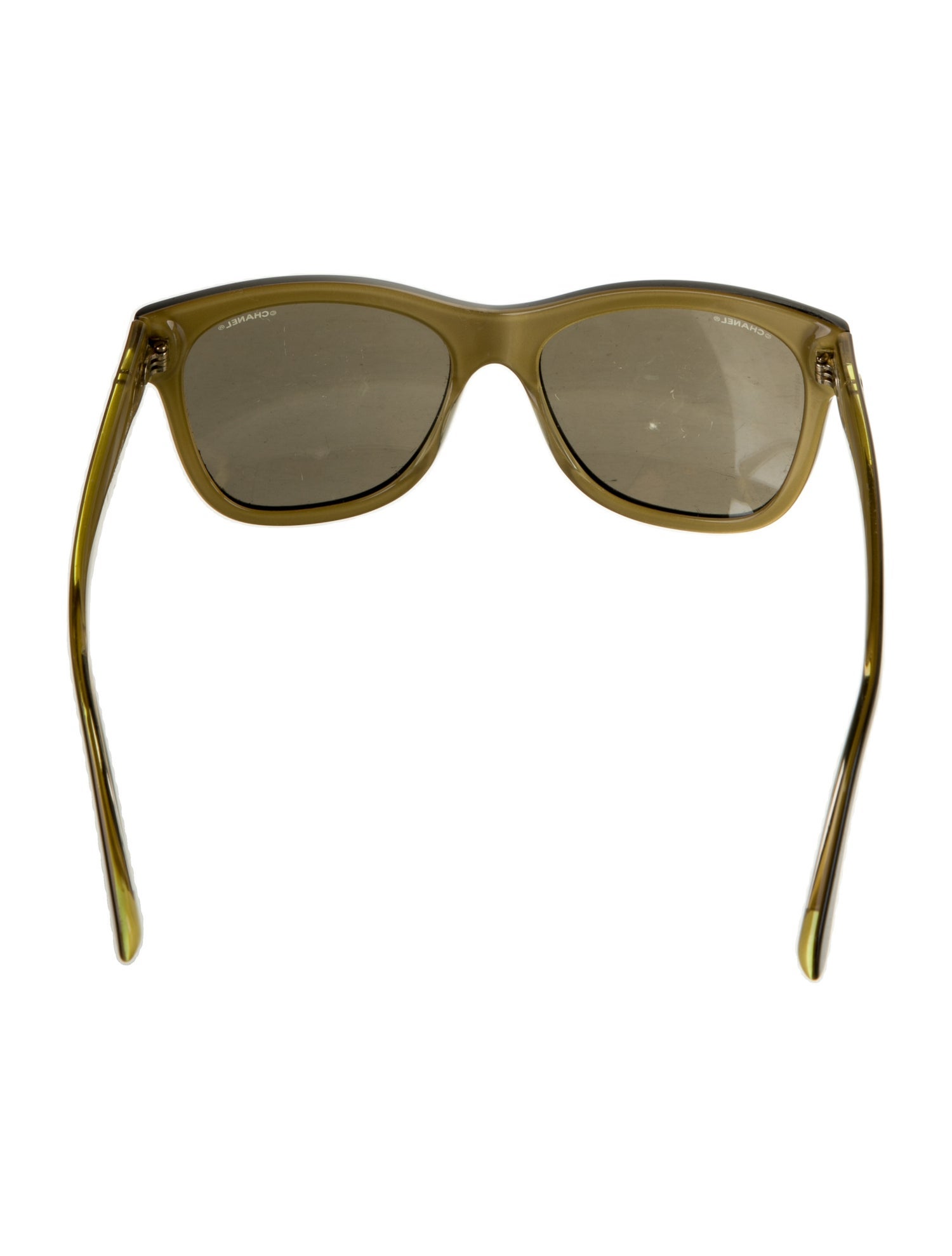 Chanel Interlocking CC Logo Wayfarer Sunglasses