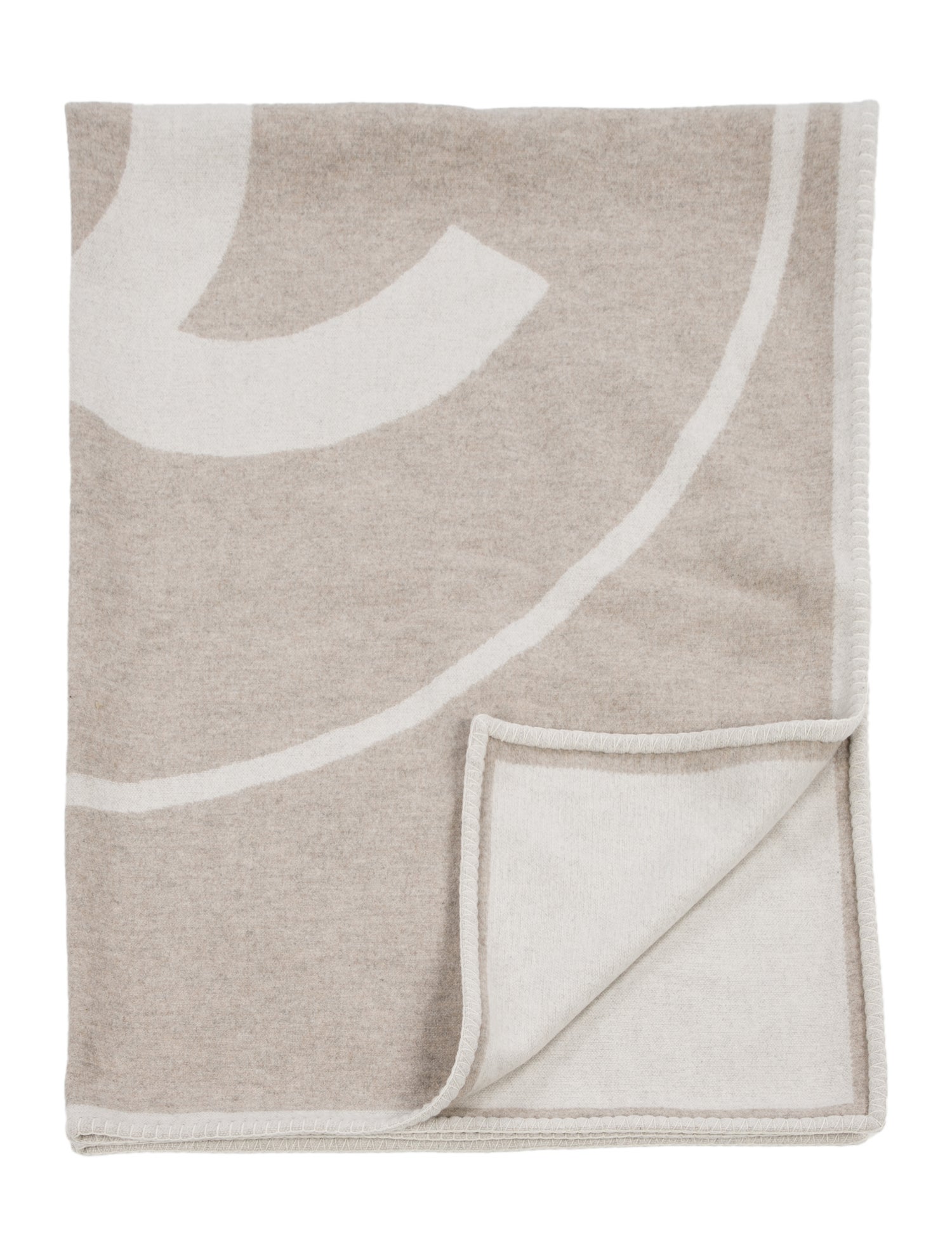 Chanel Wool Blend CC Throw Blanket
