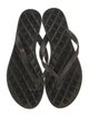 Chanel Interlocking CC Logo Rubber Flip Flops