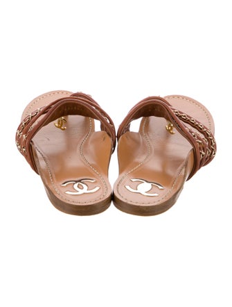 Chanel 2019 Interlocking CC Logo Slides