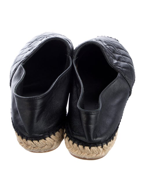 Chanel Interlocking CC Logo Lambskin Espadrilles